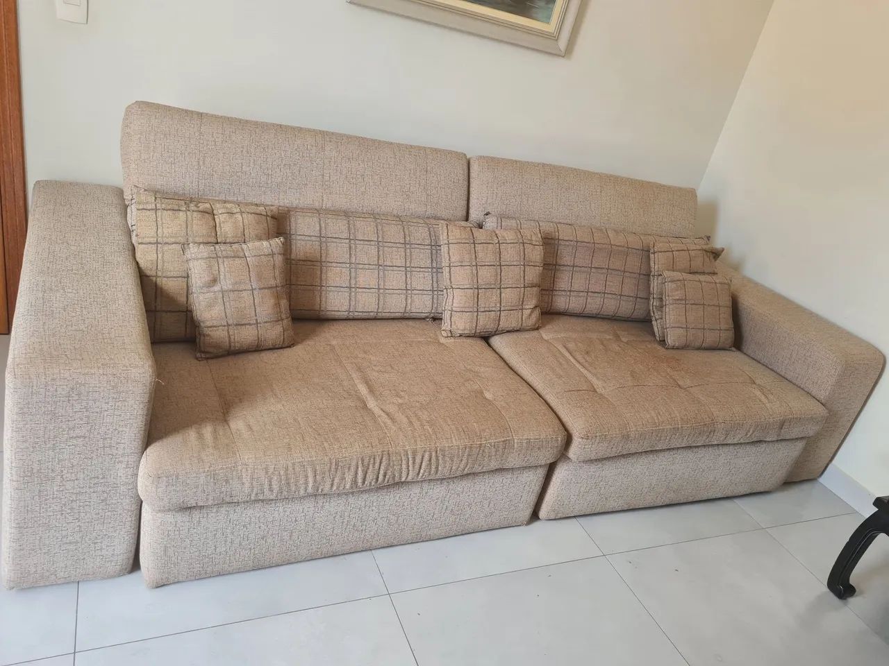 Sofá Reclinavel e Retratil 64842829929090121