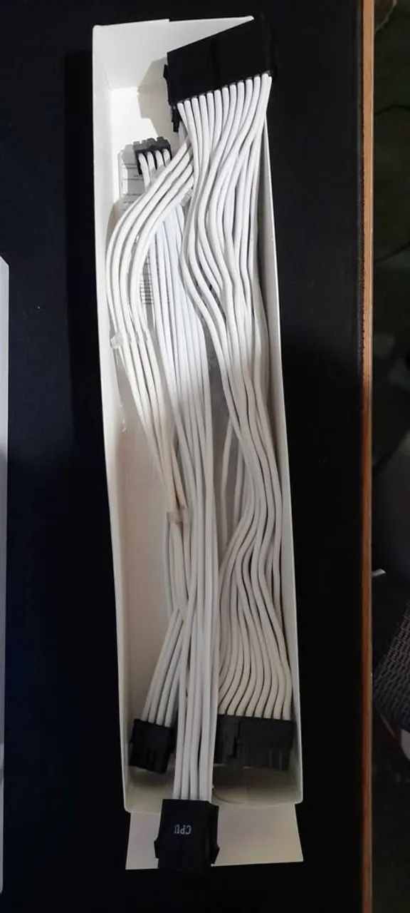 Cabos Sleeved Cooler Master branco - Foto 3