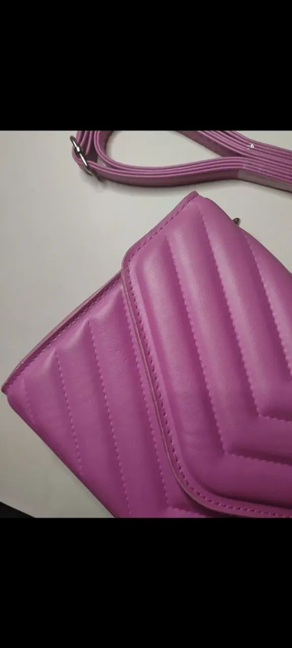 Kit Bolsas Rosa e Branca (Bolsa De Mão E Ombro) - Foto 2