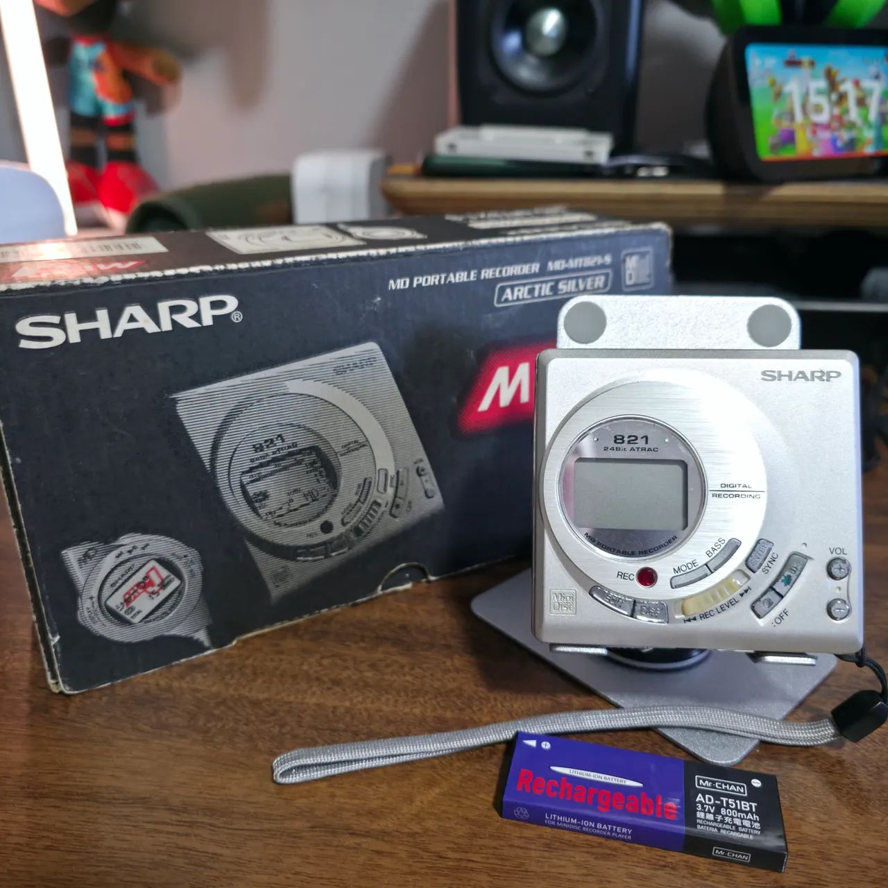 MiniDisc MDplayer Sharp MD-MT821