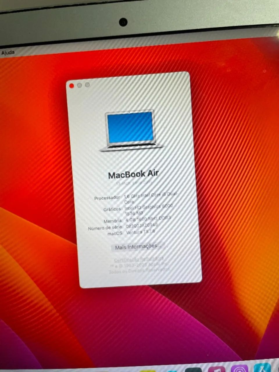 Macbook Air Early 2015 (sem bateria) - Foto 3
