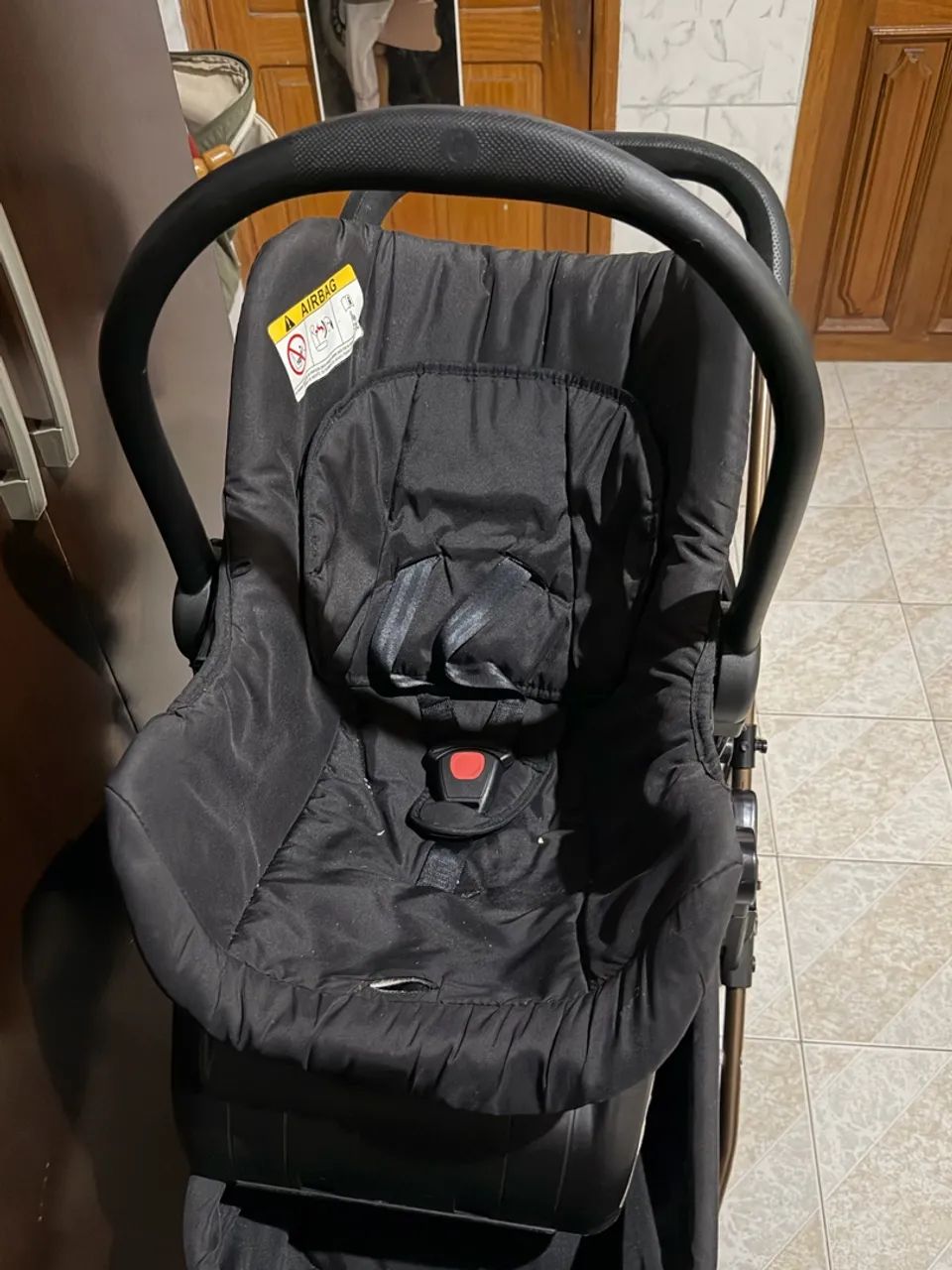 Carrinho de bebê + bebê conforto Galzerano - Foto 4