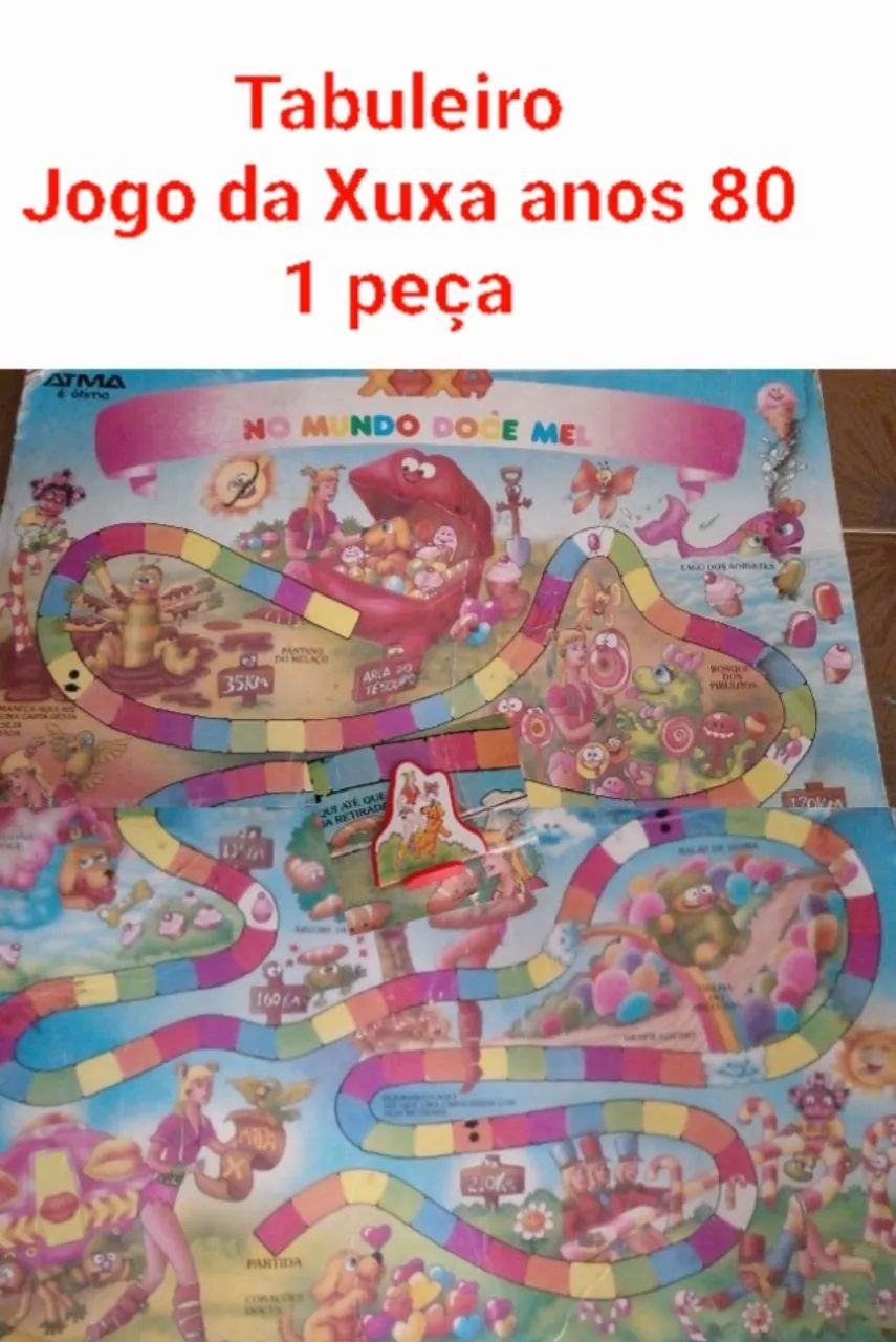 Jogo de  tabuleiro antigo da Xuxa  - Foto 5
