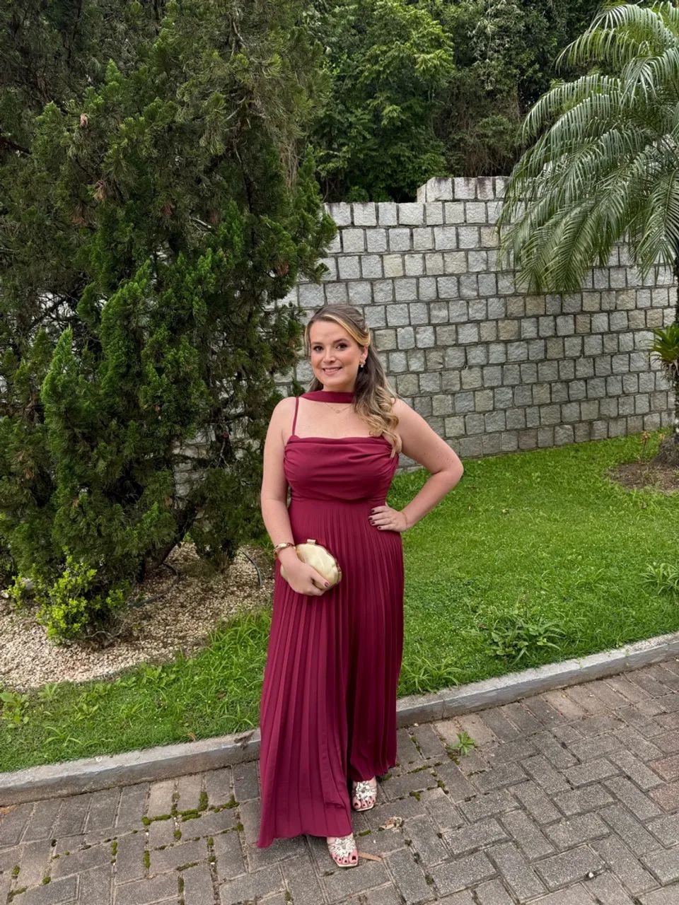 Vestido de festa marsala  - Foto 5