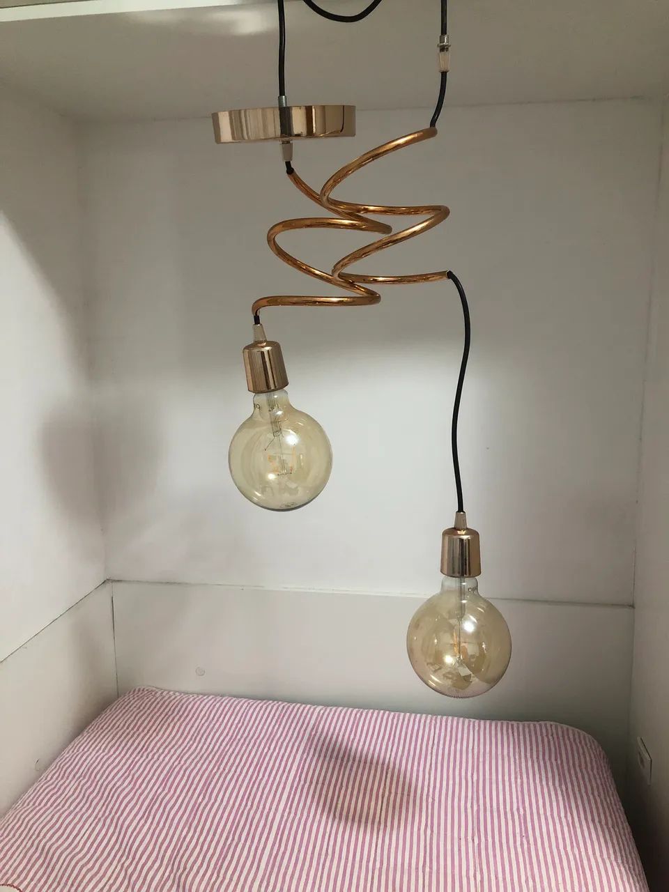 Luminária em cobre moderna completa com luminária  - Foto 4