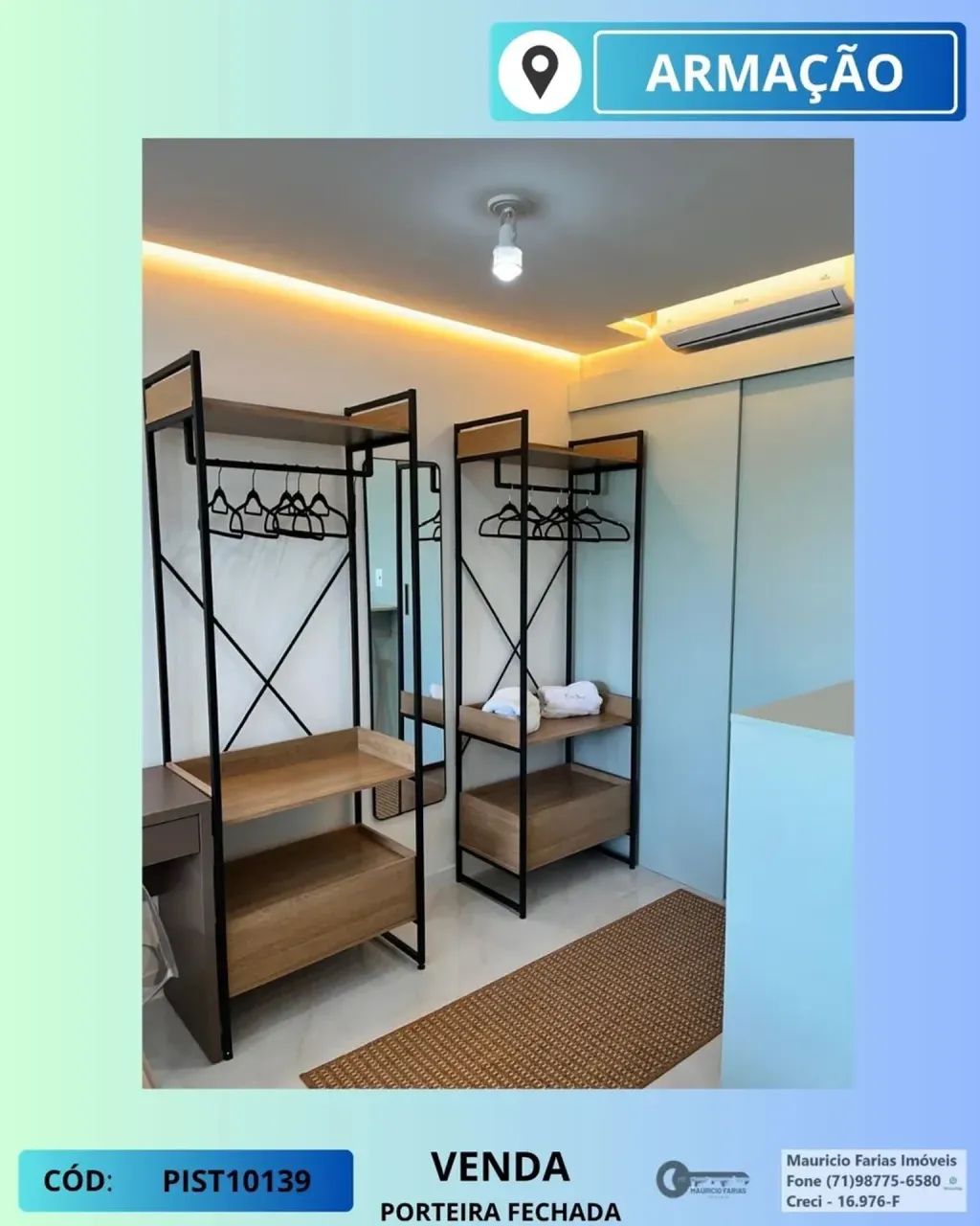 STUDIO COM 33M³ EM ARMAÇÃO - PORTEIRA FECHADA - Foto 5