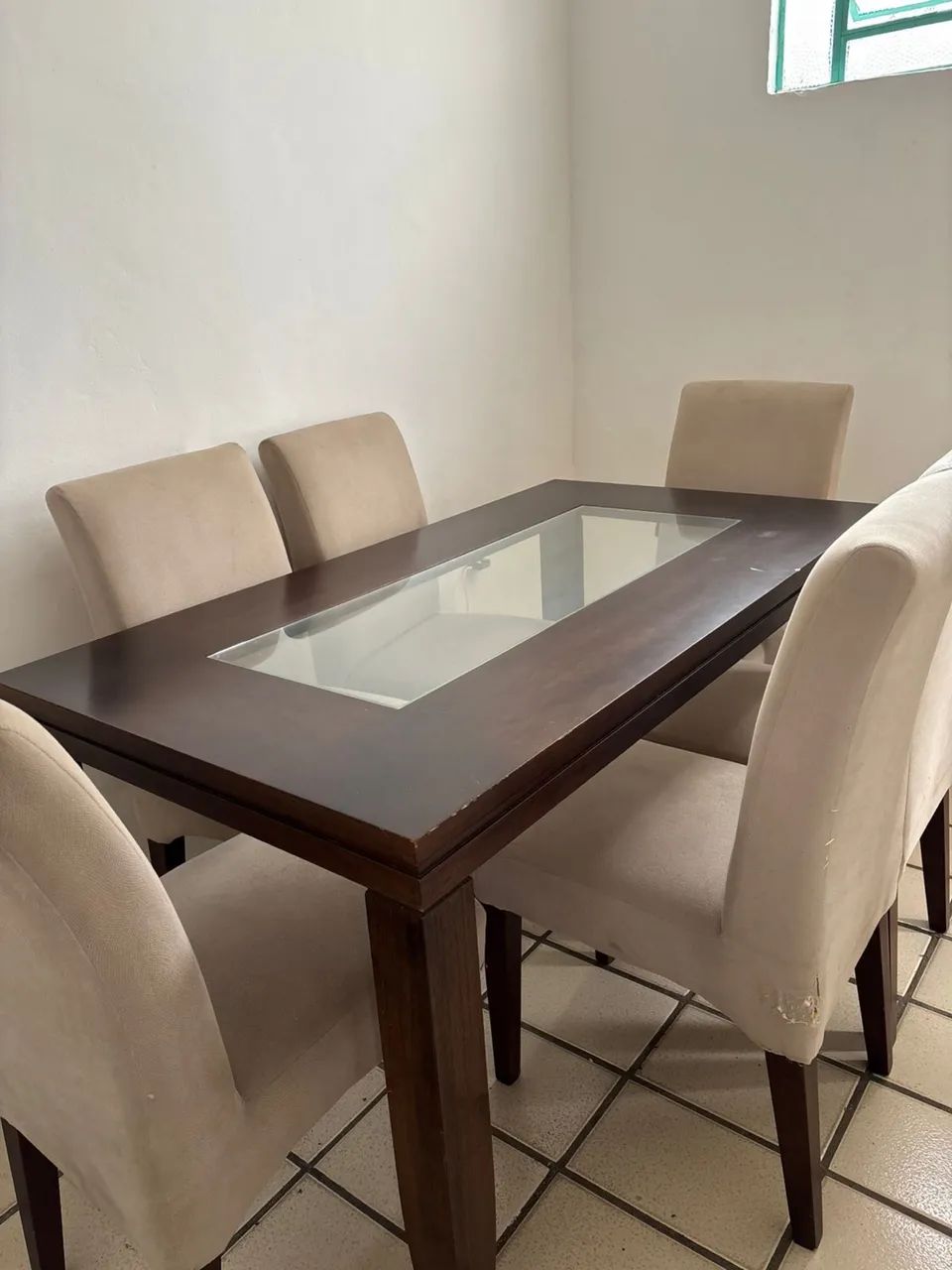 MESA COM 6 cadeiras  - Foto 4