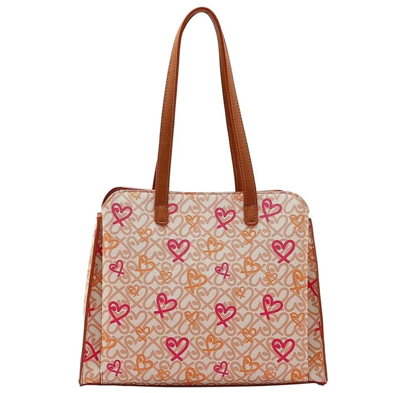 Bolsa feminina Chenson Bege/Laranja NOVA c/tags - Foto 3