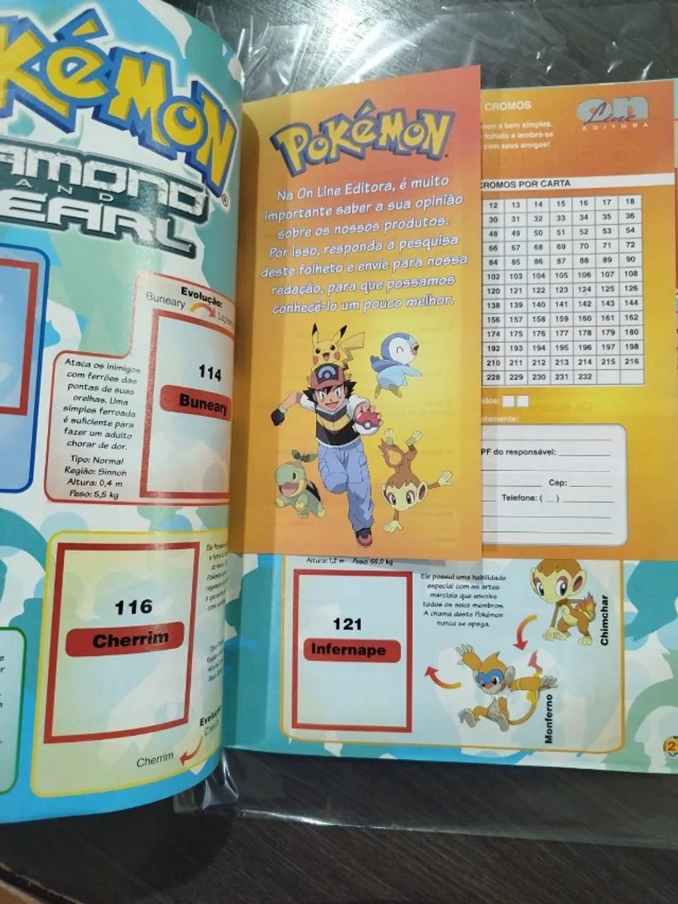 Álbum de Figurinhas Pokémon 2008 - Vazio - Foto 2