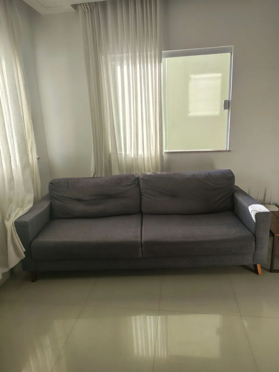 Sofá 2.20 Cinza escuro