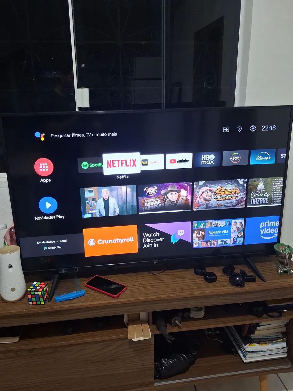 Vendo smartv Tcl Google TV 50 polegadas 4k. - Foto 3