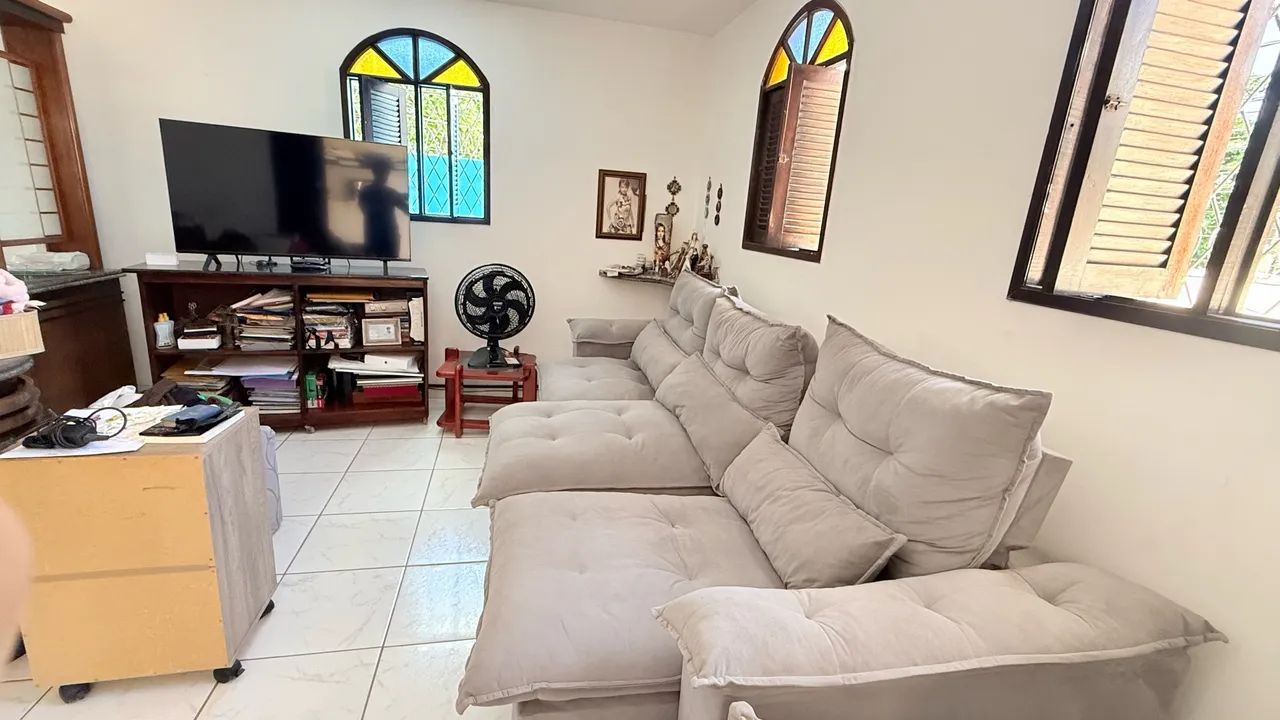 Vendo Sofá Grande Cinza-Claro - Usado em Ótimo Estado - Foto 2