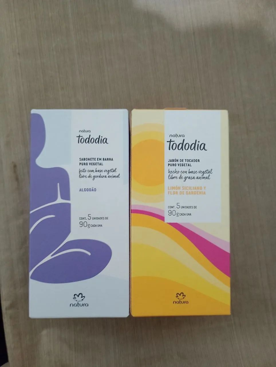 2 Caixas de Sabonetes Natura Todo Dia