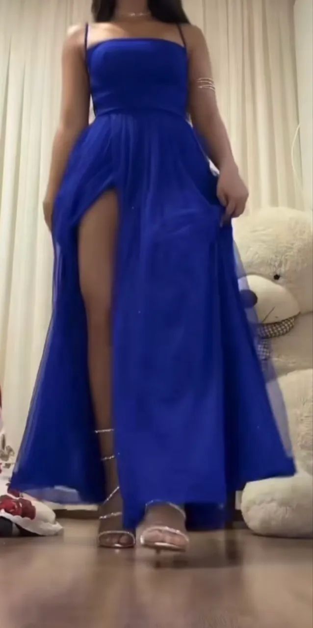 Vestido azul royal - Foto 2