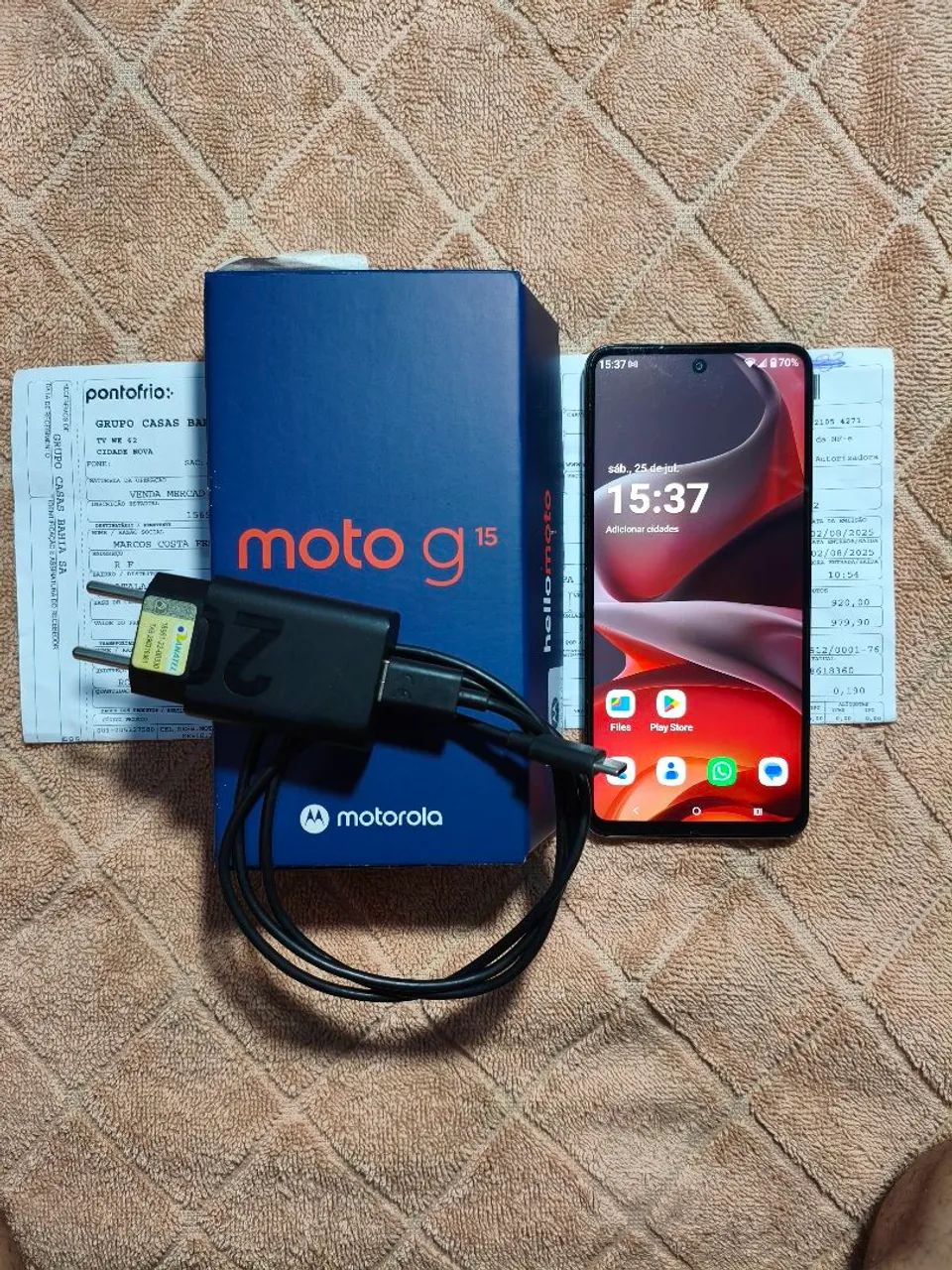Moto G15 256GB ram 4GB WhatsApp *