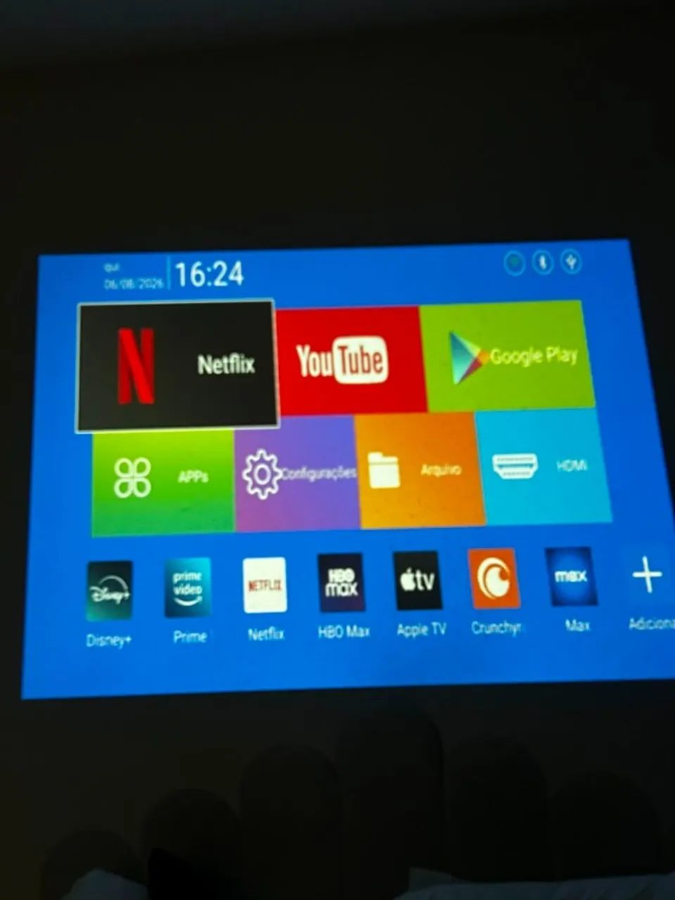 Projetor Magcubic HY320 Android Wi-Fi Bluetooth Full HD - Foto 3
