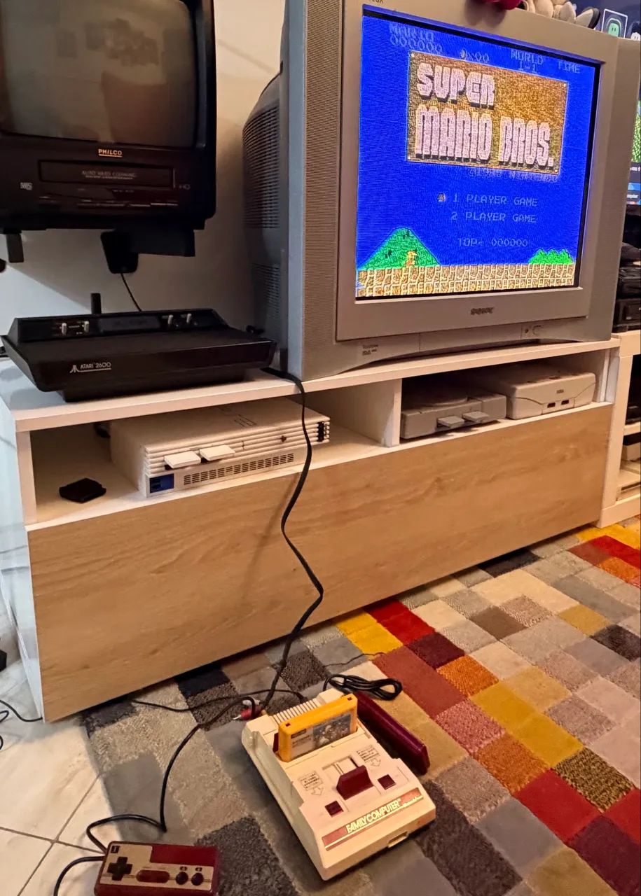 Nintendo Famicom com 9 jogos - Foto 4