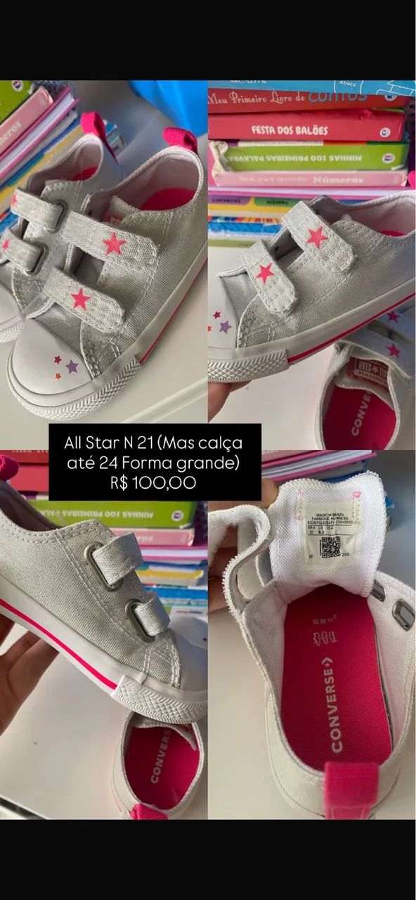 Vendo All Star Feminino infantil 