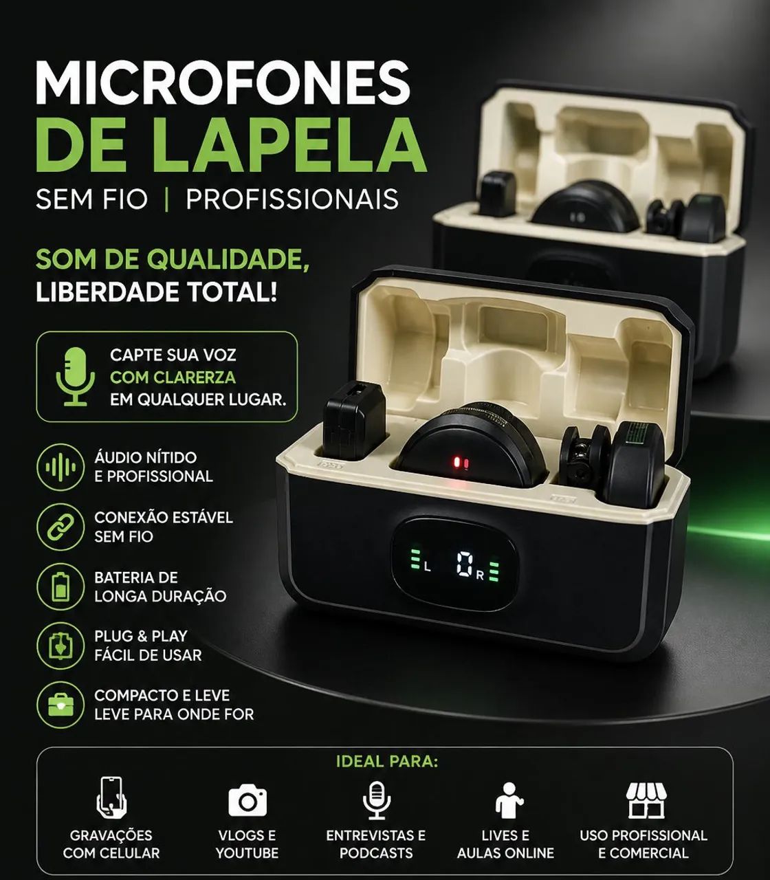 Lapel Microphones (one for 150, two for 200)