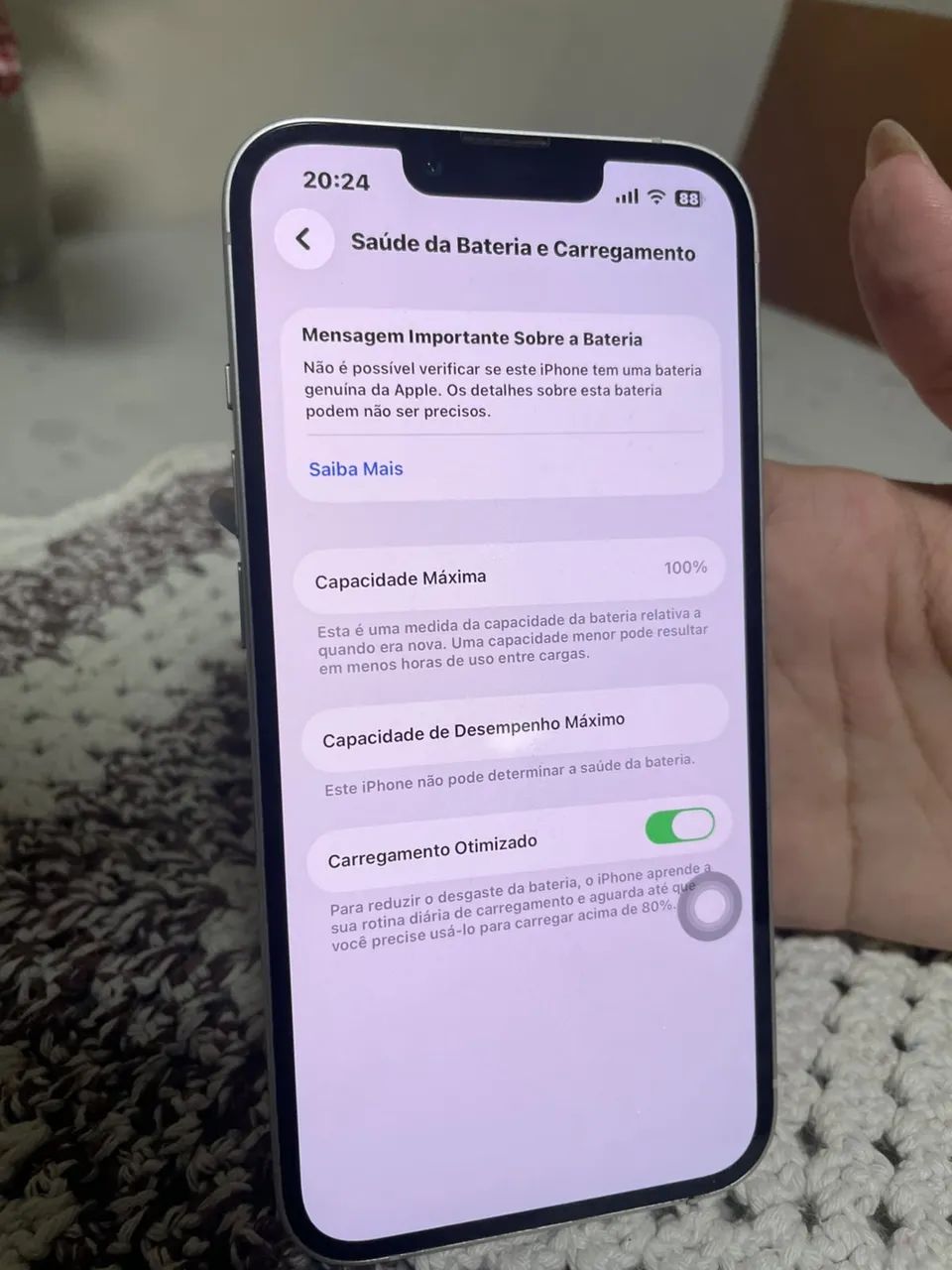 iPhone 13 128GB Branco | Bateria 100% | Conservado - Foto 5