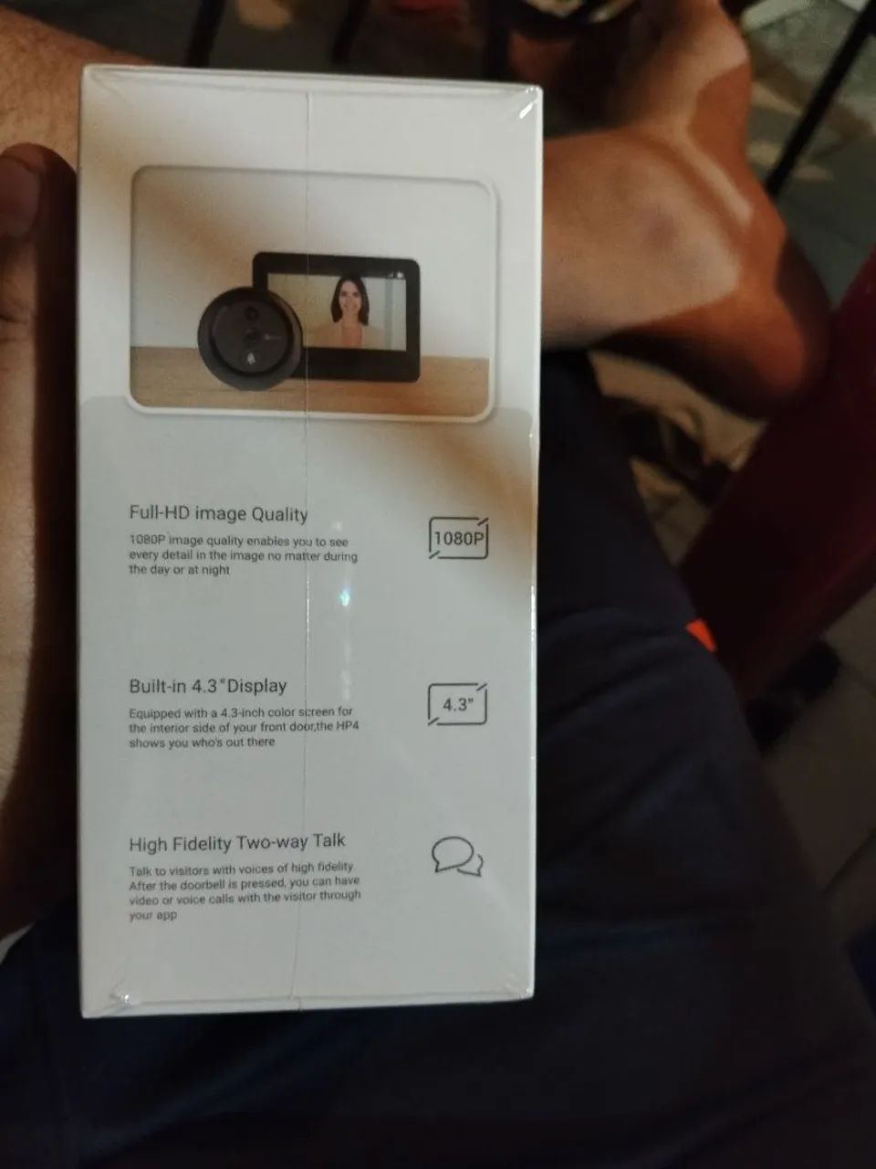 Câmera olho mágico sem fio ezviz  - Foto 3