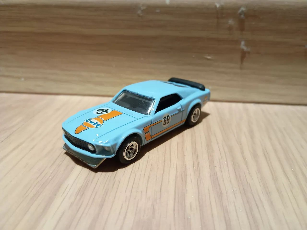 Miniatura ford mustang boss gulf Premium hot wheels