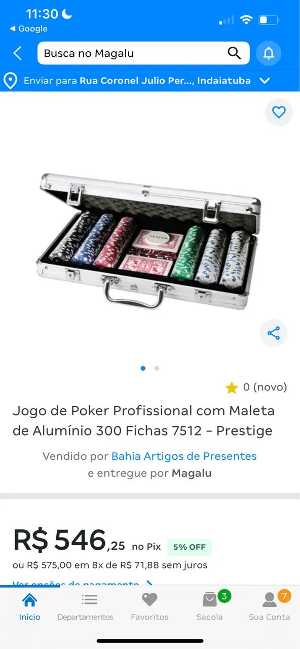Maleta ficha poker