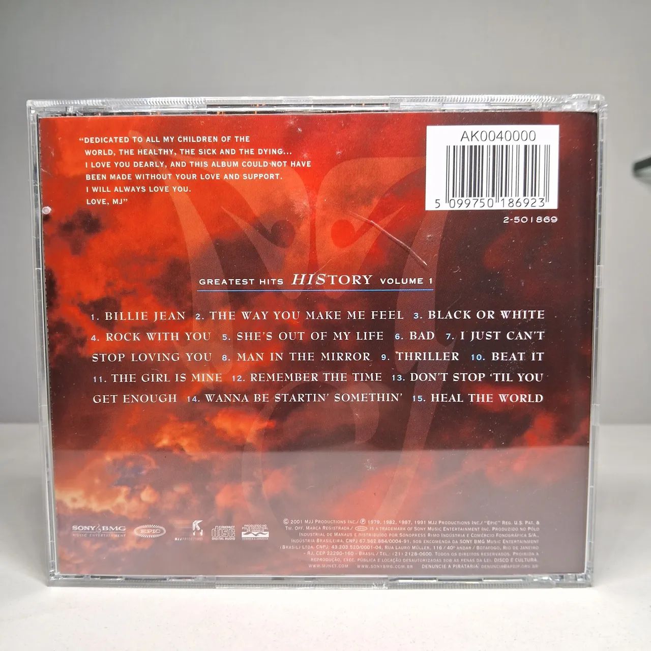 Cd Dourado - Michael Jackson Greatest Hits Volume 1 - Foto 2