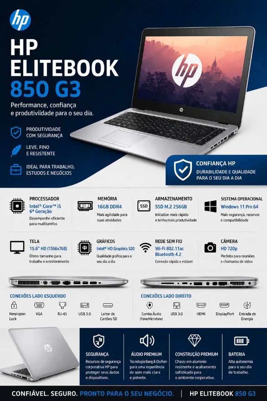 HP Elitebook 830 G3