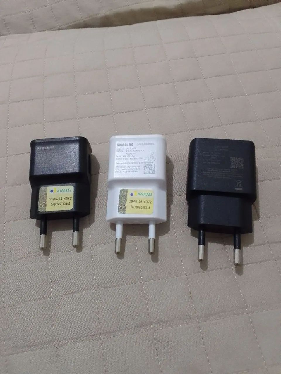 3 carregadores parede originais 