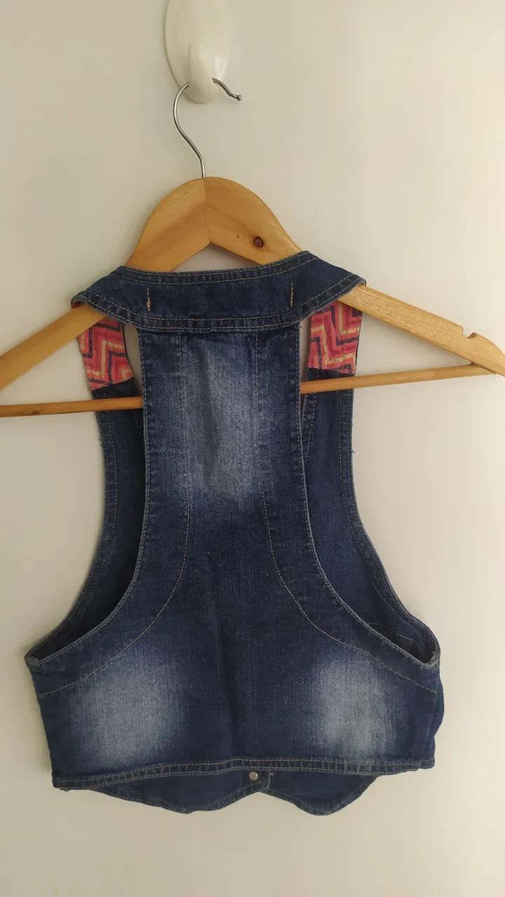 Colete jeans c&a Tam 38 - Foto 2