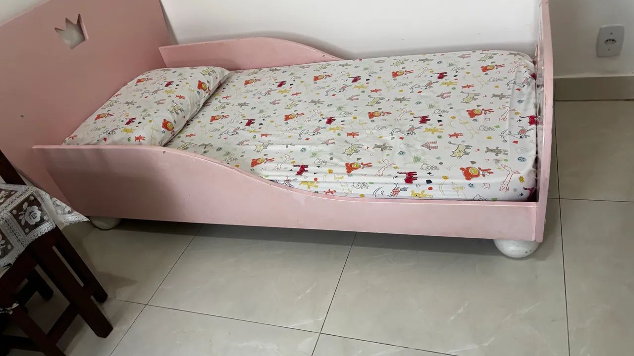 Cama princesa 100% madeira 