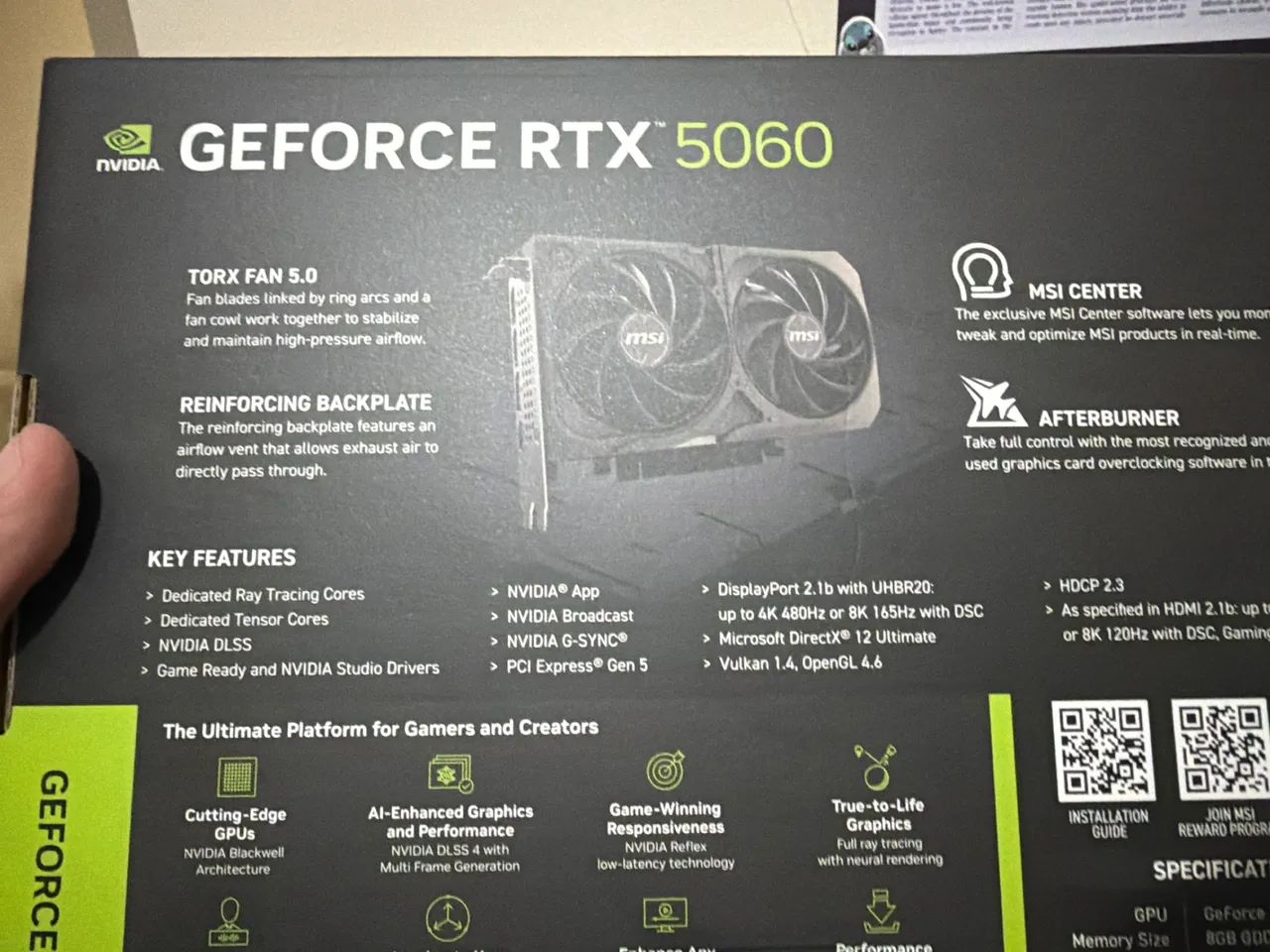 rtx 5060 nova e lacrada (fone de brinde) - Foto 4