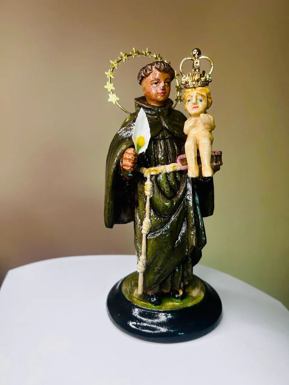 Antiga Imagem de Santo Antônio - Madeira  - Foto 2