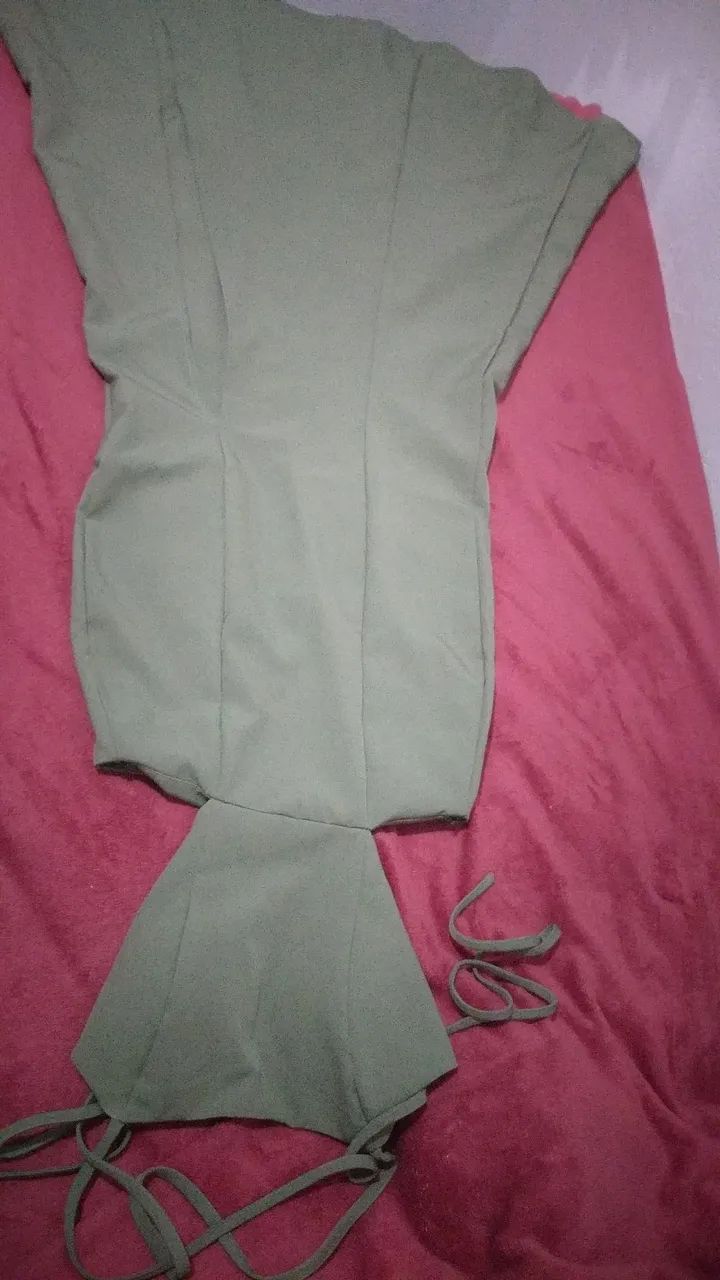 Vestido verde oliva - Foto 4