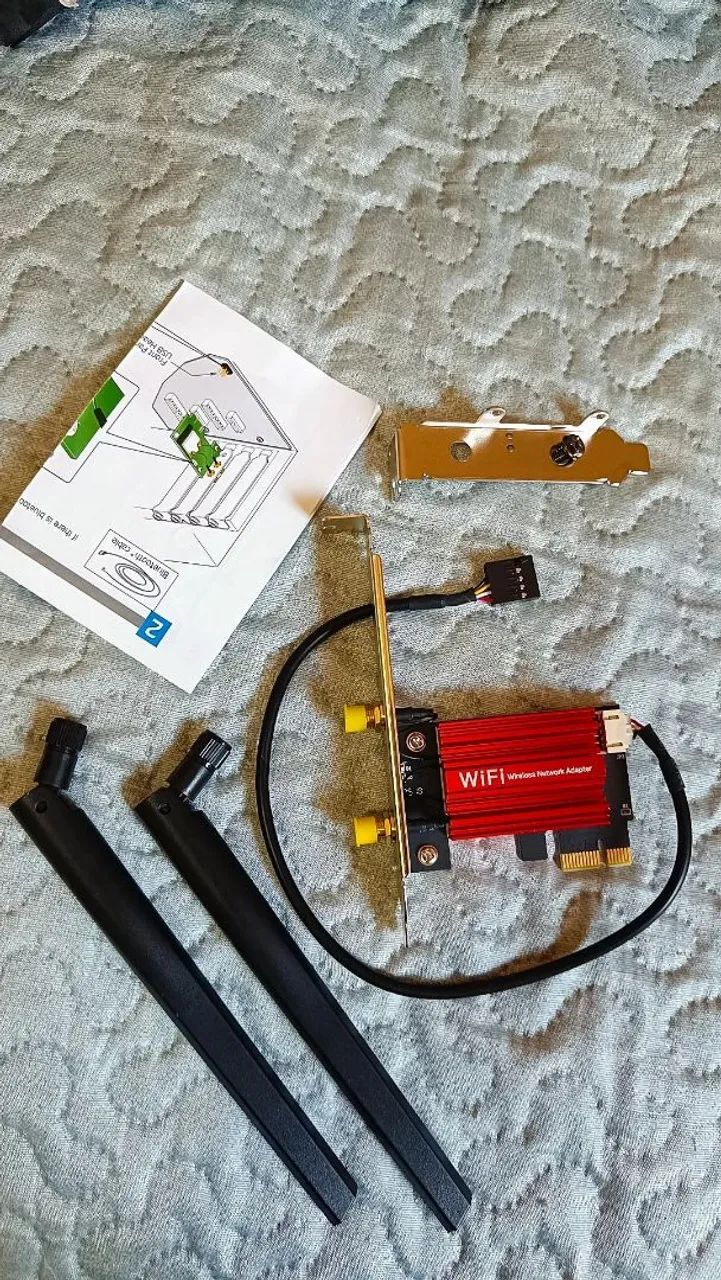 GPU GeForce GT 610 de 2 gb + placa wi-fi e bluetooth  - Foto 2