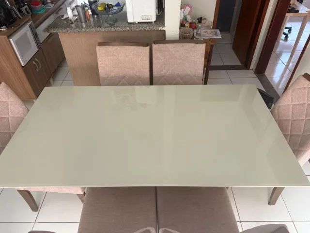 Conjunto de mesa 6 cadeiras - Foto 3