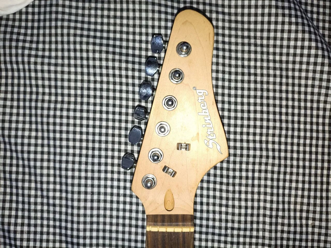 Guitarra Strinberg Azul e Branca - Foto 4