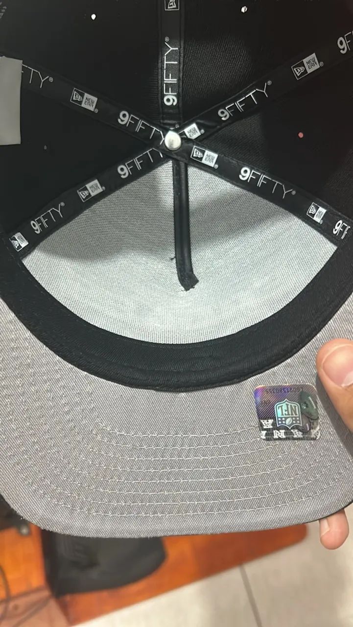 Boné New Era Eagles 9Fifty (versão SKELETAL SCRIPT) - Foto 2