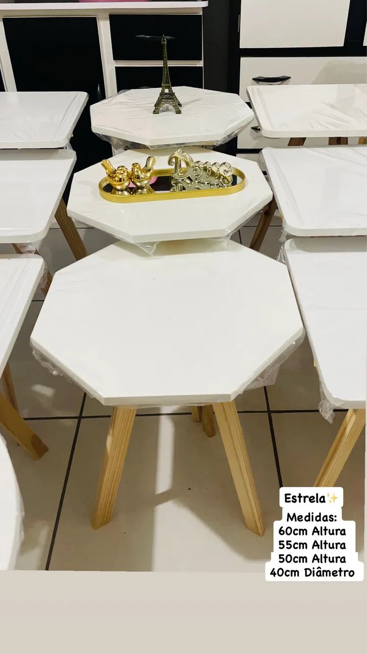 Kit mesinhas em MDF  - Foto 3