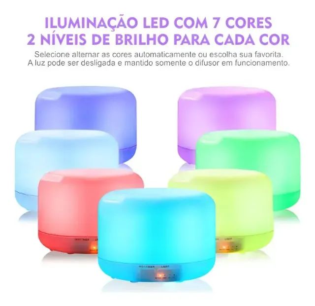 Umidificador de Ar, Difusor e Aromatizador Onistek ON-UM618 300ml - WZetta - Foto 4