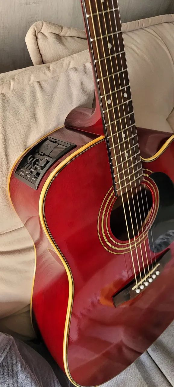 Violão Takamine EG530C Made in Korea com case de fábrica  - Foto 3