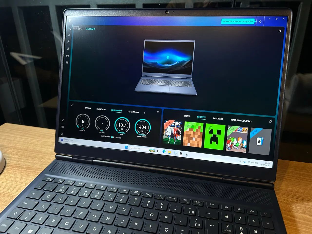 Notebook Dell Alienware 16 Aurora Ac16250 |7 Rtx 3050 16gb  - Foto 2