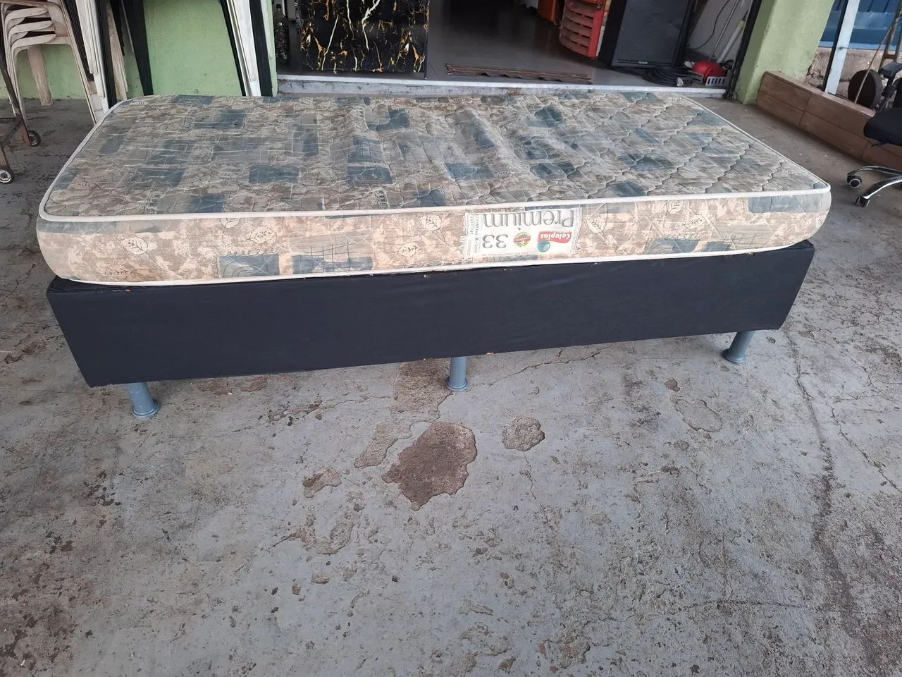 Cama Box solteiro com colchão  - Foto 4