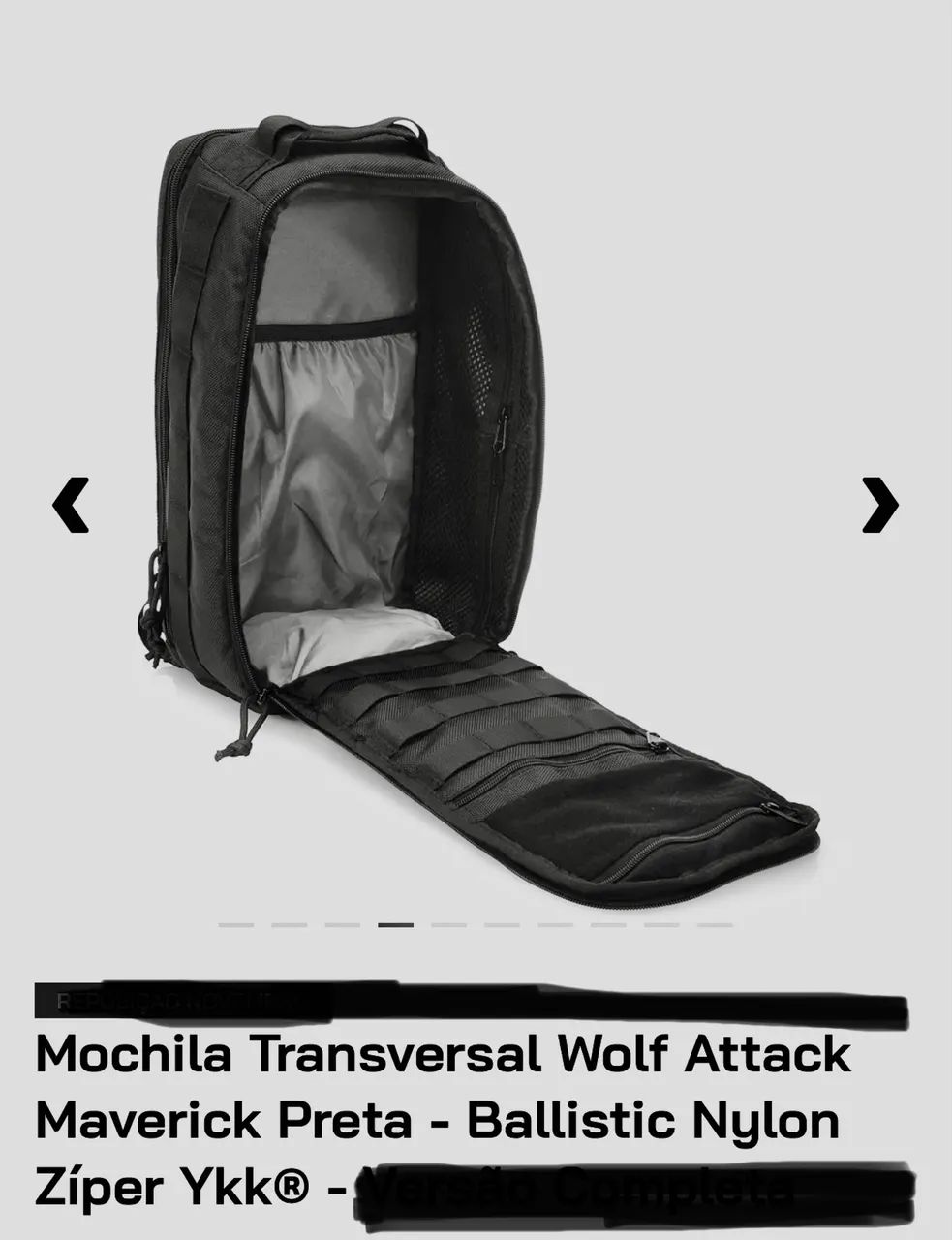 Vendo mochila Wolf Attack Maverick - Foto 4