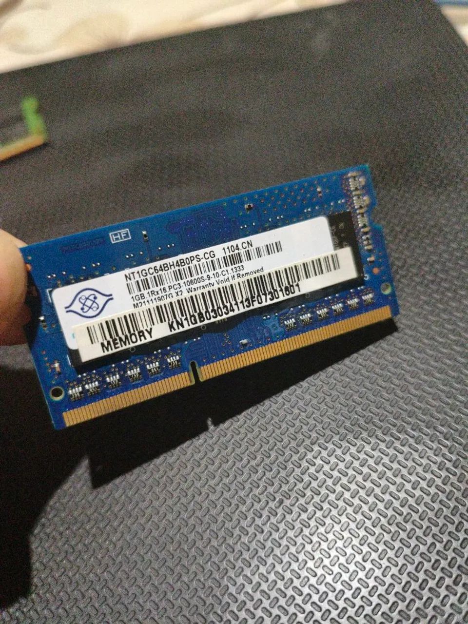 Memória RAM DDR3 1GB Notebook 
