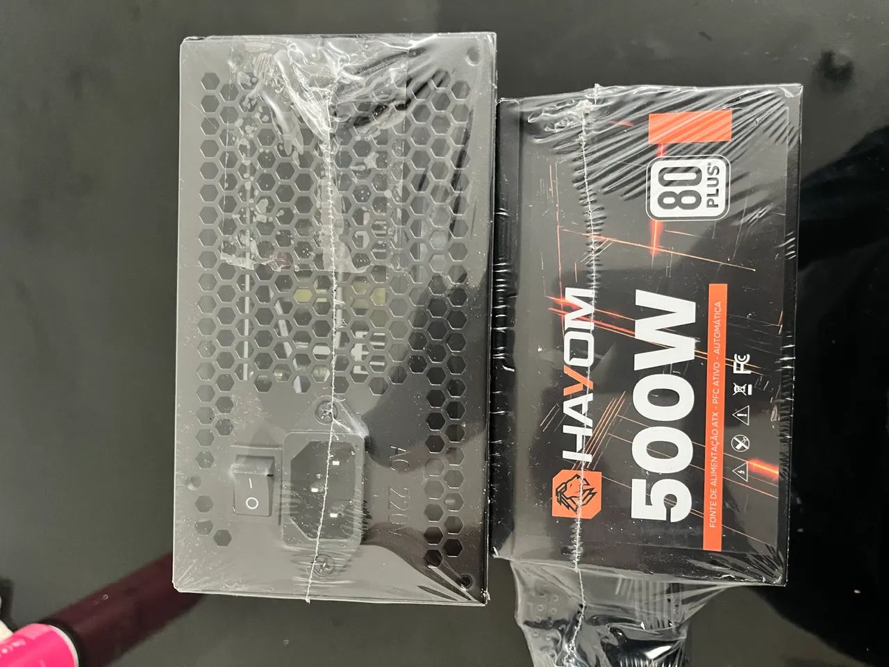 FONTE 500W 80PLUS NOVA+ENTREGA GRÁTIS  - Foto 2