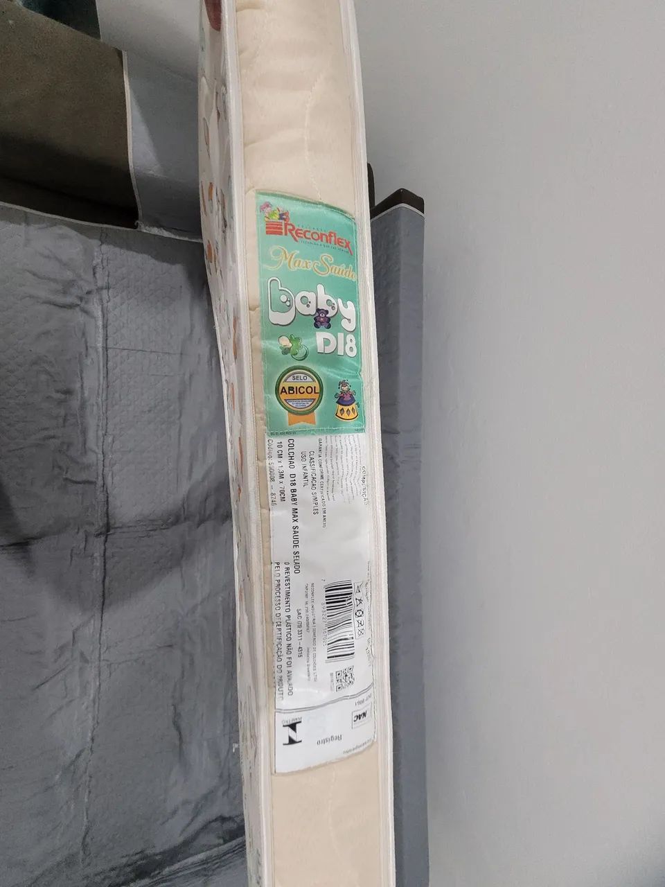 Colchão  de criança para berço pouco usado - Foto 3