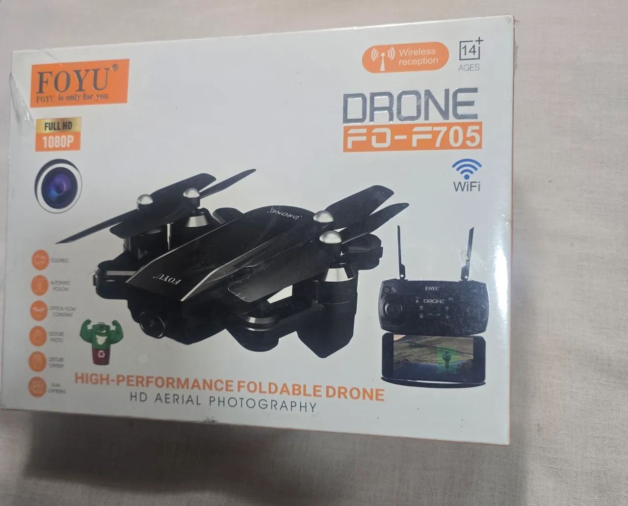 Drone Modelo FO-F705 Full HD  Novo Lacrado - Foto 2