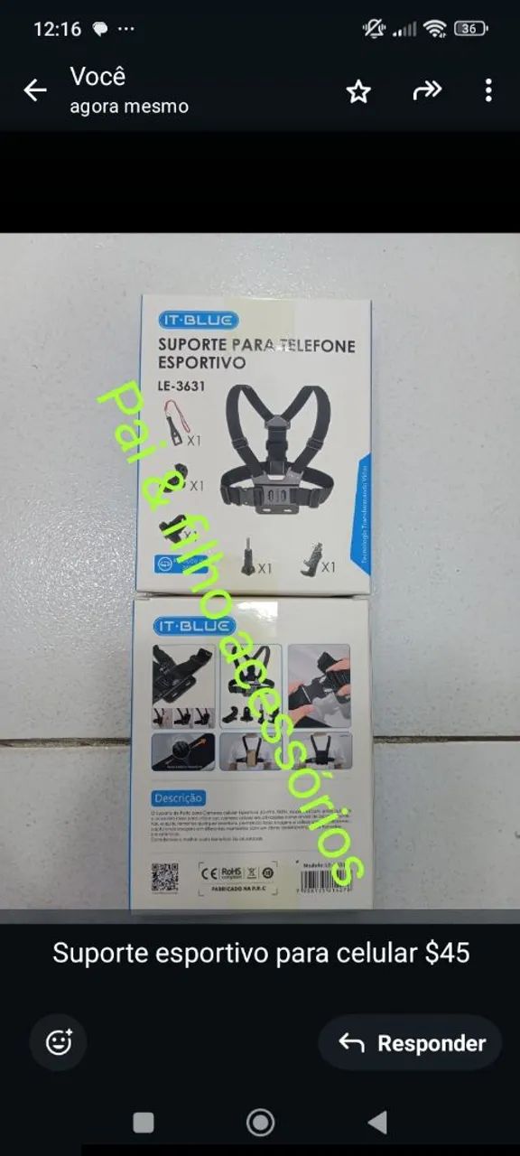 Suporte esportivo para celular  - Foto 2